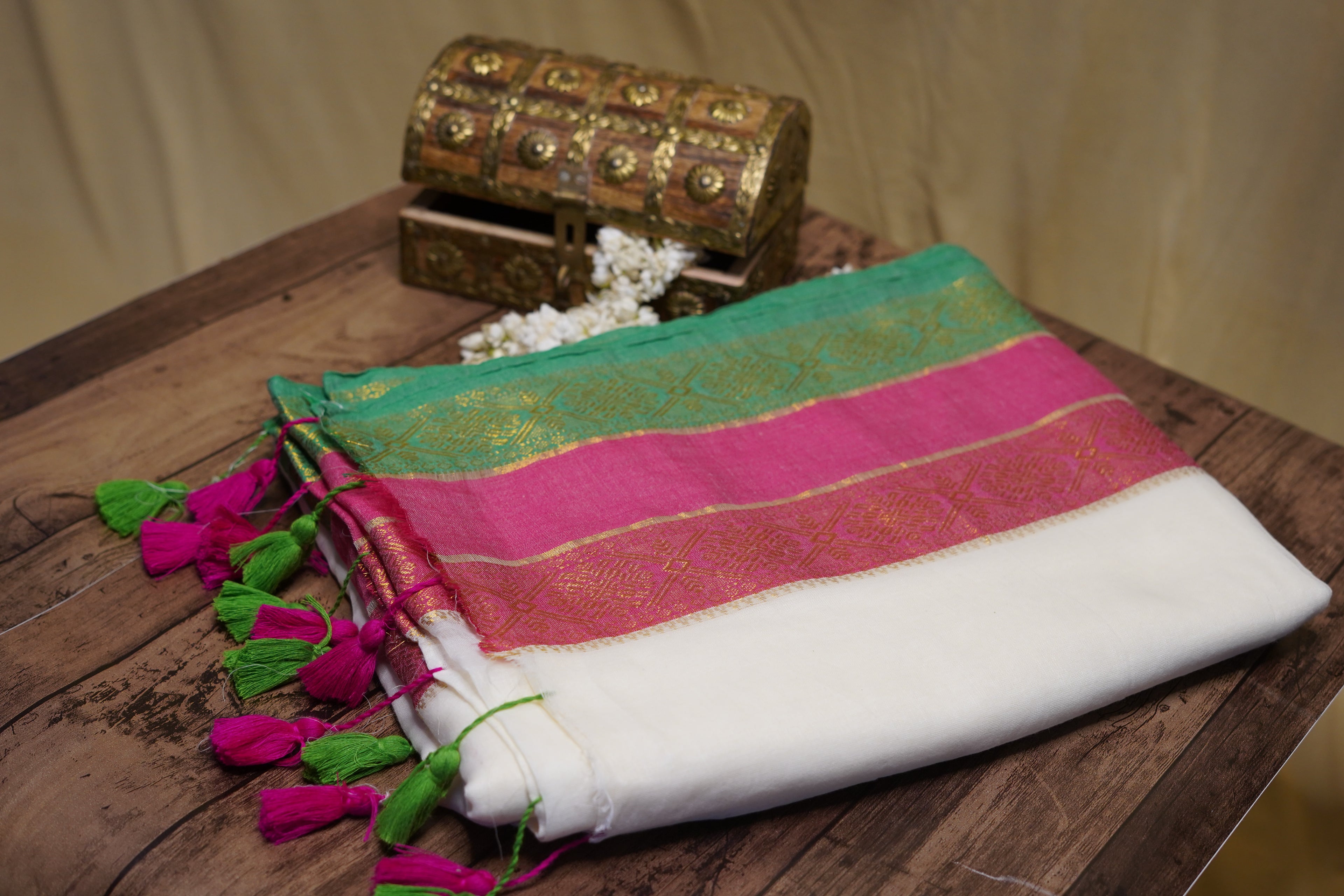 Vasanti Mul Cotton Saree