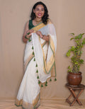 Chaitranga - Harita Mul Cotton Saree