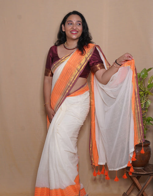Chaitranga - Indulekha Mul Cotton Saree