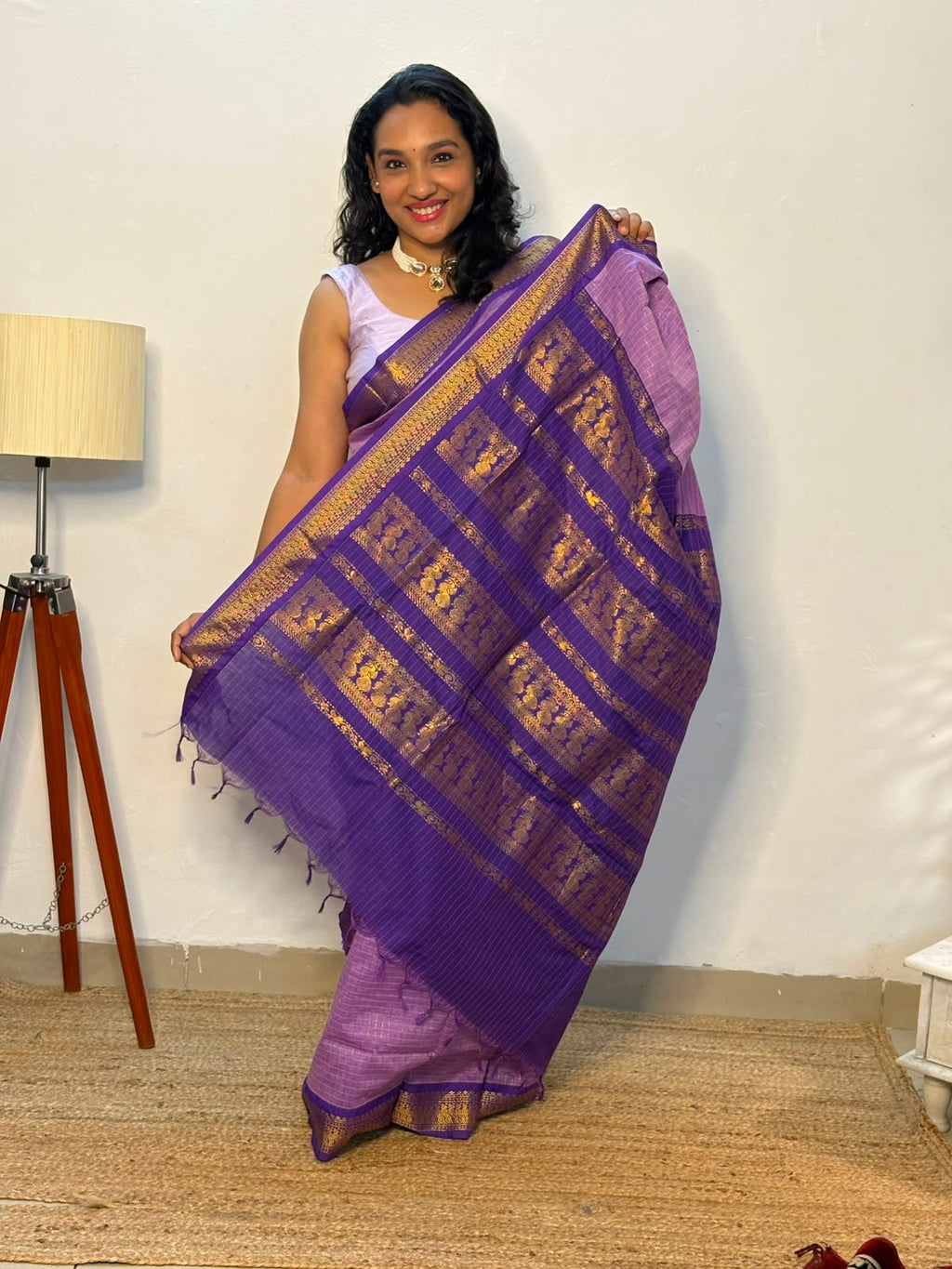 Neelambari Kalyani Cotton Saree