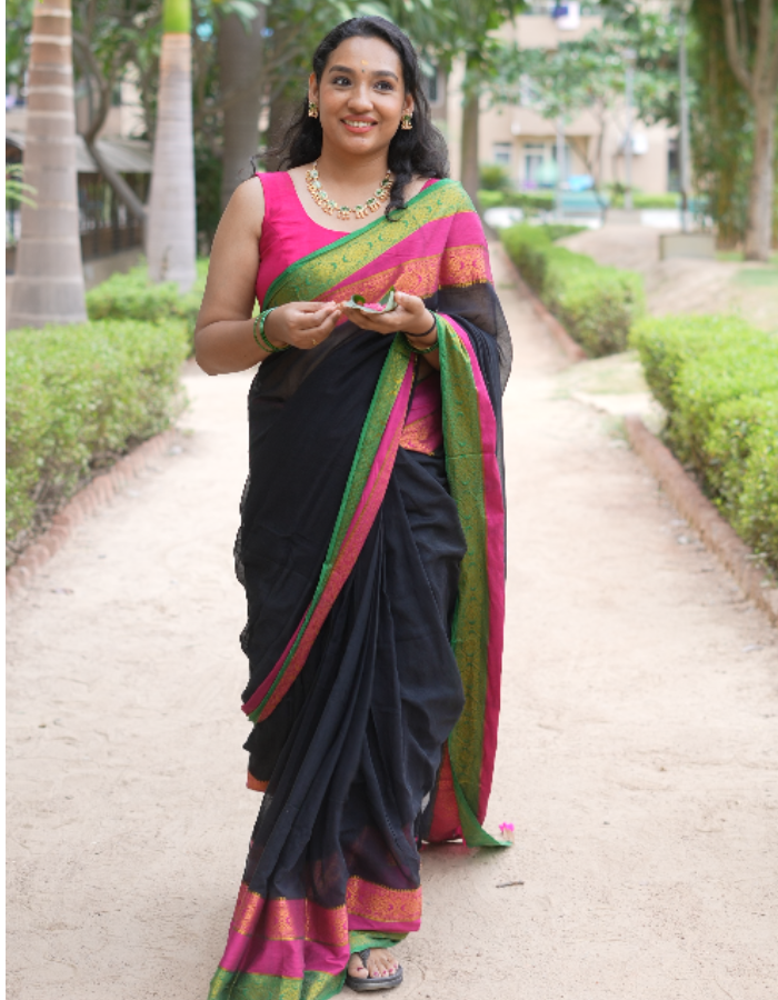 Chaitranga - Yamini Mul Cotton Saree