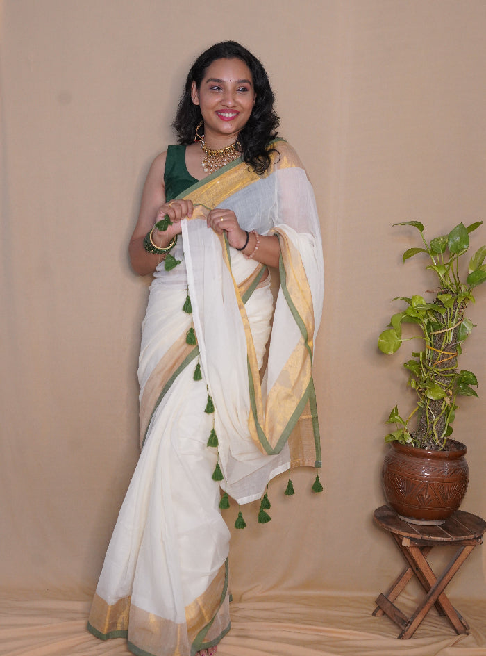 Harita Mul Cotton Saree