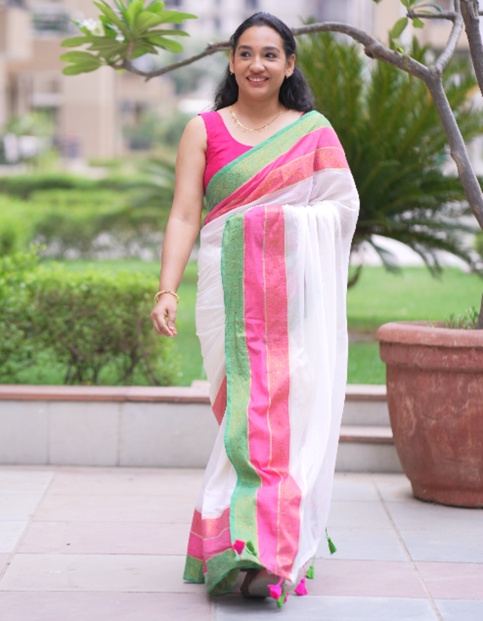 Vasanti Mul Cotton Saree